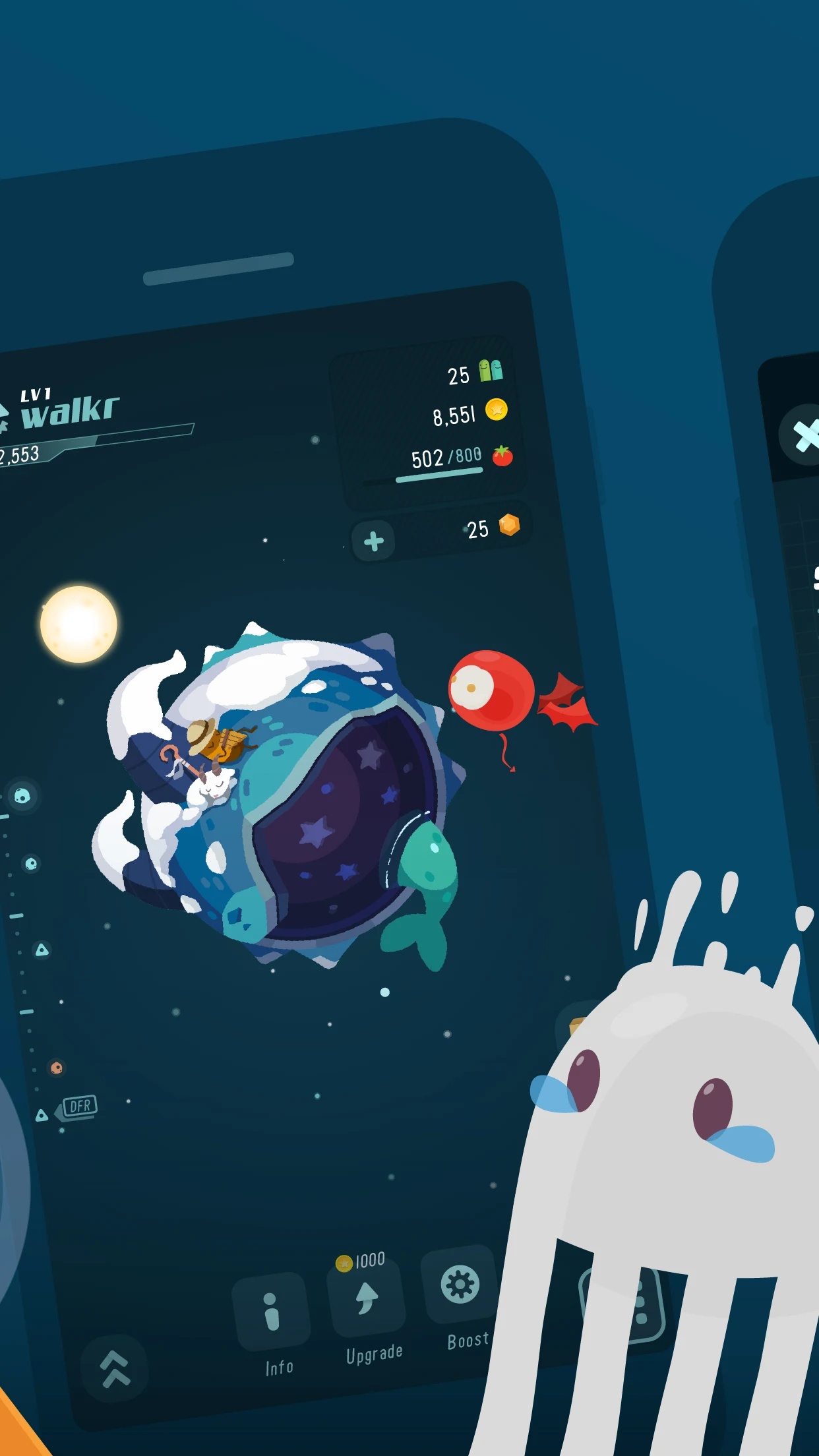 Walkr: Fitness Space Adventure screenshot