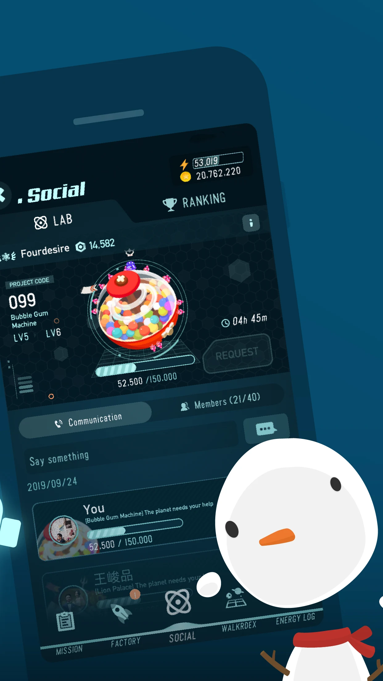 Walkr: Fitness Space Adventure screenshot
